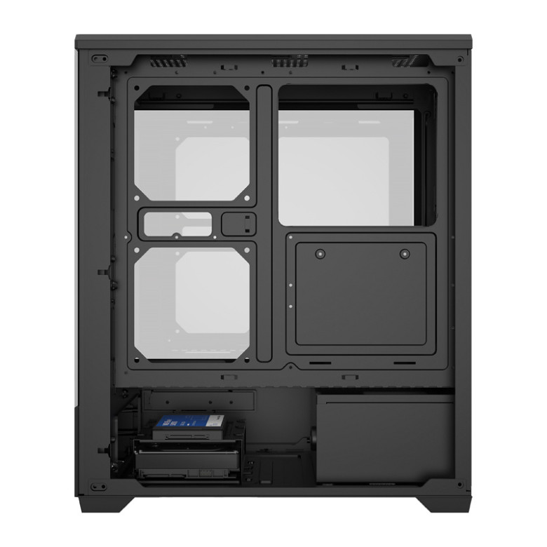 DarkFlash Computer Case C365 Black (No Fans)