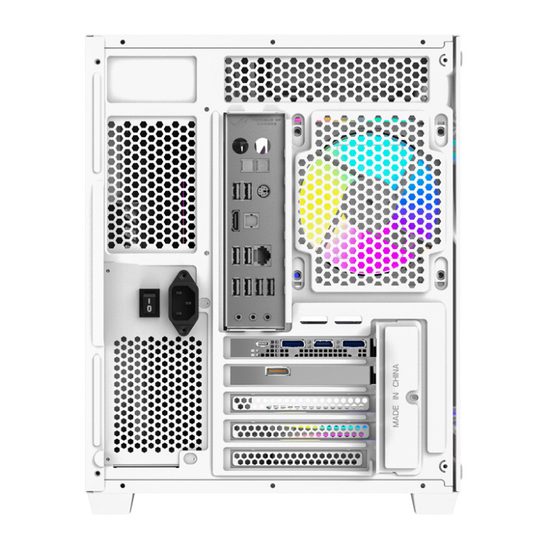 DarkFlash B275 PRO számítógép-ház (fehér) + 6 ventilátor