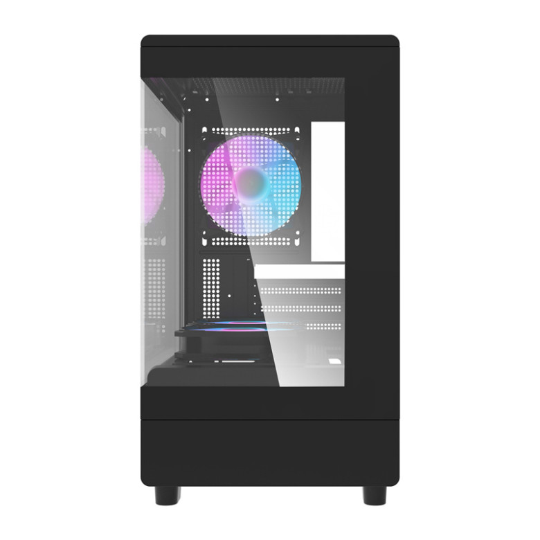 Darkflash DB330M számítógép-ház + 3 ventilátor (fekete)