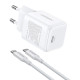 Ugreen X513 30W USB-C GaN Charger White + 1m Cable