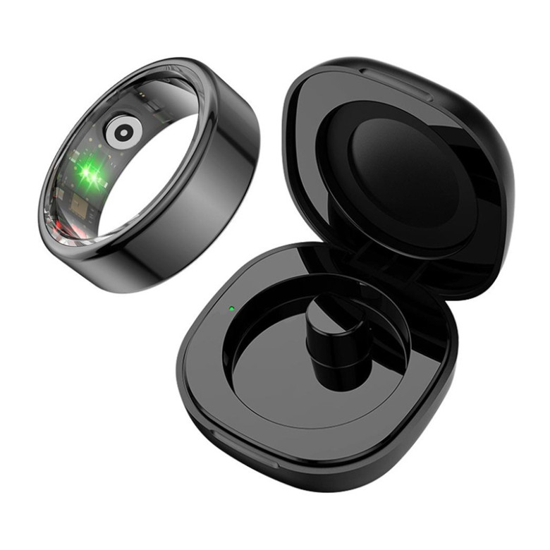 COLMI R02 Smart Ring Size 11 20.3mm (Black) + Charging Case