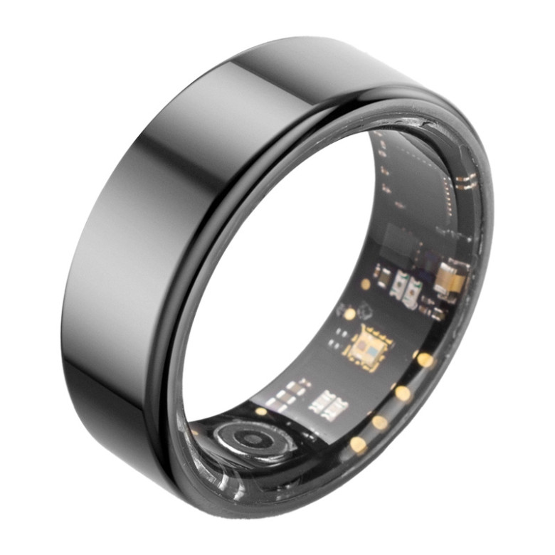 COLMI R02 Smart Ring Size 9 18.9mm (Black) + Charging Case