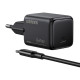 X517 25W USB-C GaN Charger Black + Cable 1m