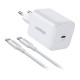 X524 45W USB-C GaN Charger White + 1m Cable
