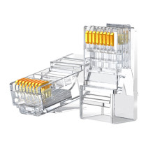 NW120 Cat 6 Unshielded RJ45 Modular Plugs 50-Pack