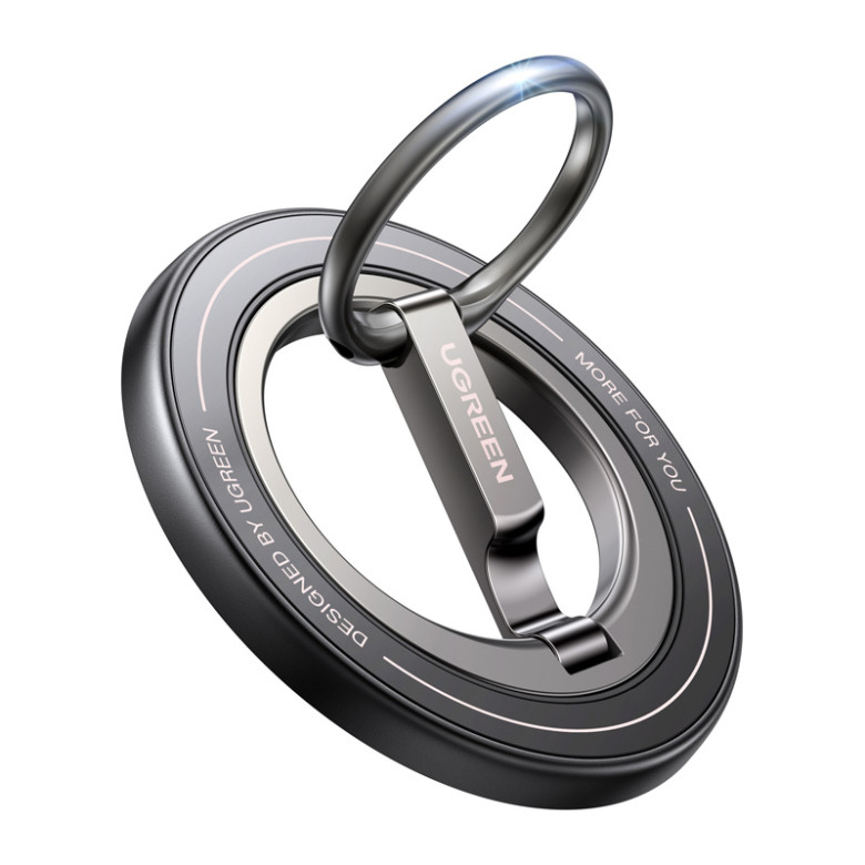 LP945 Magnetic Phone Ring Holder Stand Gray