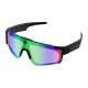 Colmi V06 AI Black Sports Sunglasses (with Blue Lenses)