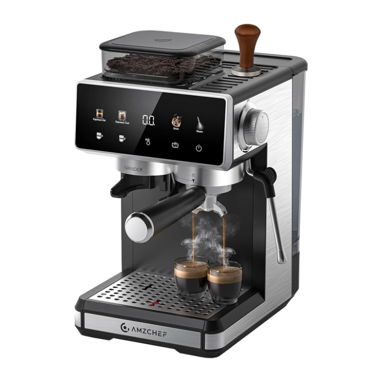 Coffee Machine AMZCHEF CE-CM5560-SV (silver)