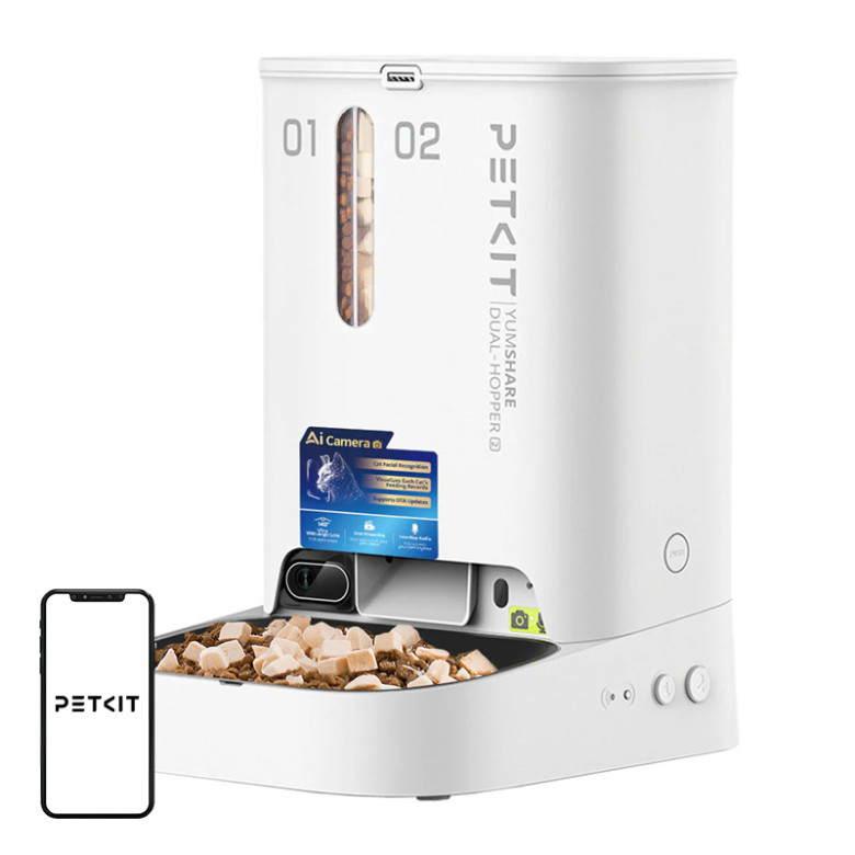 Smart Pet Feeder with camera PETKIT Yumshare Dual Hopper 2