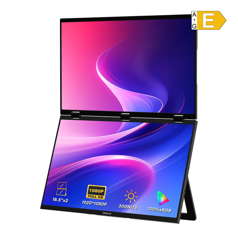 ZEUSLAP Z18W kettős 18 hüvelykes hordozható monitor