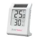 Solar-powered thermo-hygrometer