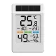 Solar-powered thermo-hygrometer large screen