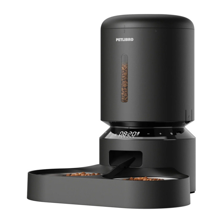 PETLIBRO Granary 5L Pet Food Dispenser with Double Bowl (Black)