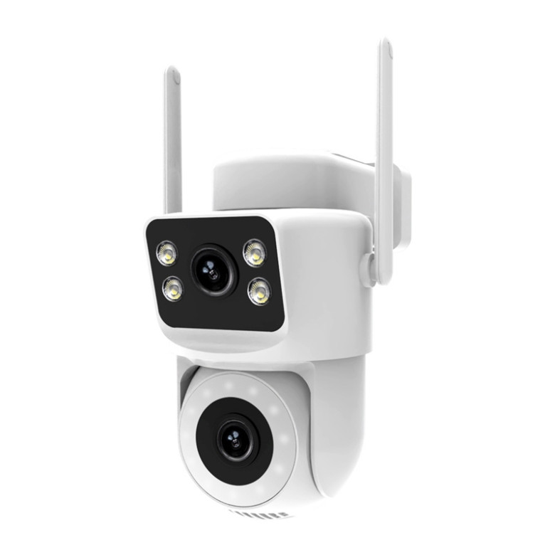 MOES WCM-Q29 8 MP-es, kettős lencsés Wi-Fi IP-kamera