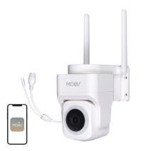 MOES WCM-B66 3 MP-es kültéri Wi-Fi IP-kamera