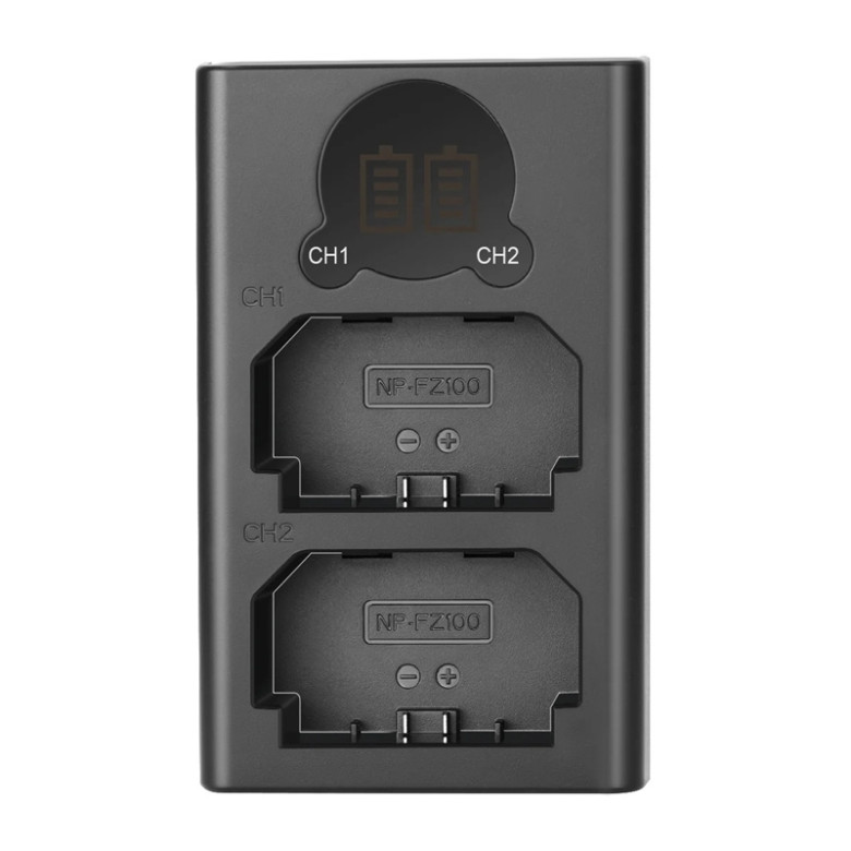 Dual charger for NP-FZ100 batteries NEEWER DL-FZ100