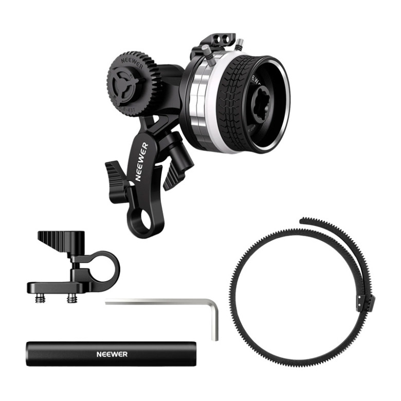 NEEWER METAL MINI FOLLOW FOCUS WITH A/B STOPS