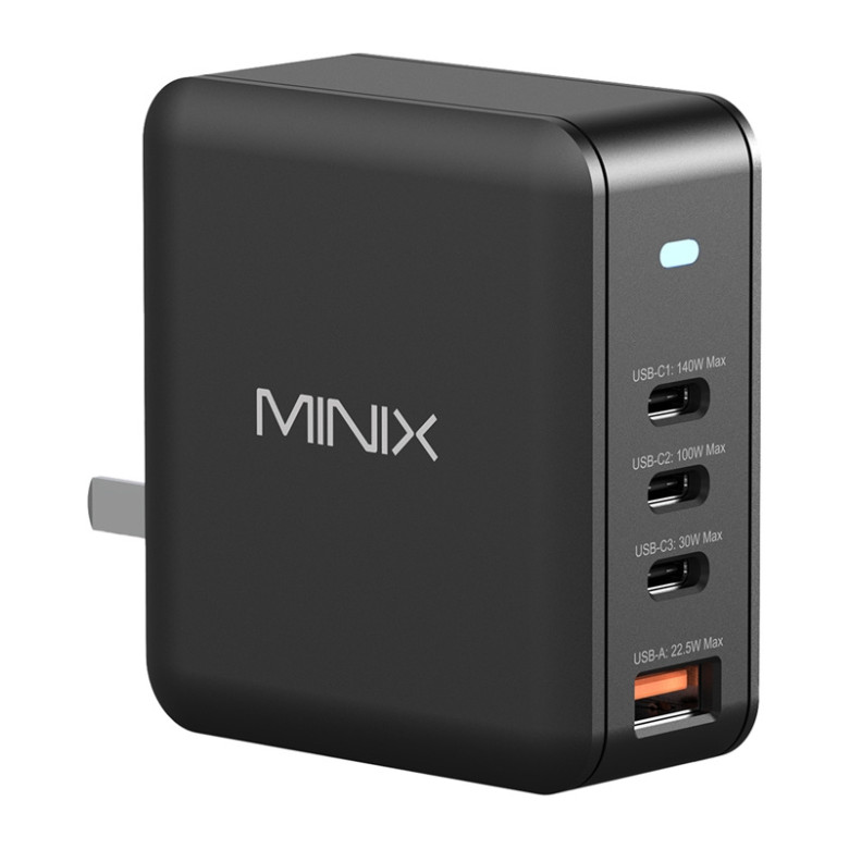 Minix P165 GaN Wall charger 3x USB-C USB-a