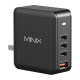 Minix P165 GaN Wall charger 3x USB-C USB-a