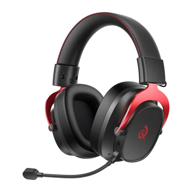 QCY Heroad VT200 gamer fejhallgató (fekete-piros)