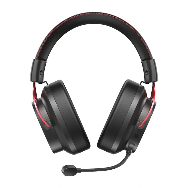 QCY Heroad VT200 gamer fejhallgató (fekete-piros)