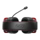 QCY Heroad VT200 gamer fejhallgató (fekete-piros)