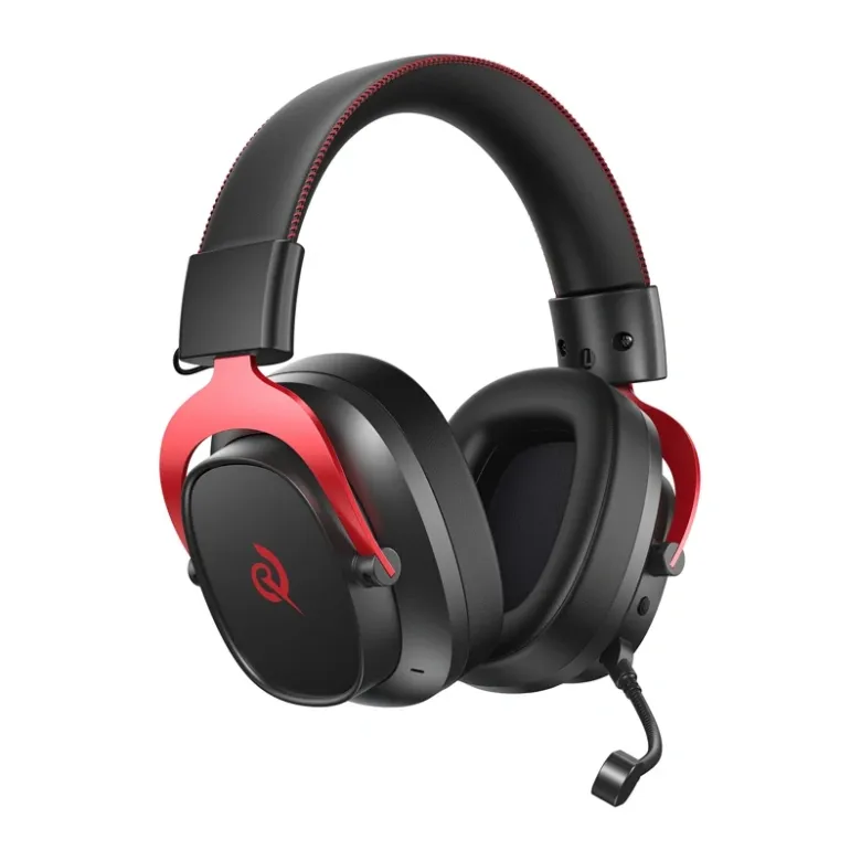 QCY Heroad VT200 gamer fejhallgató (fekete-piros)