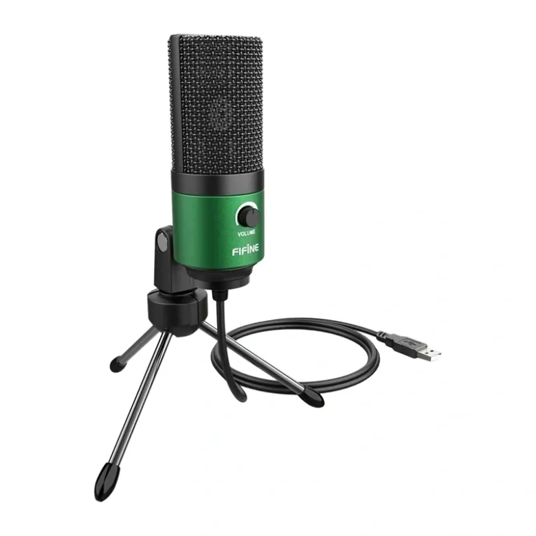 Condenser microphone Fifine K669BG (green)
