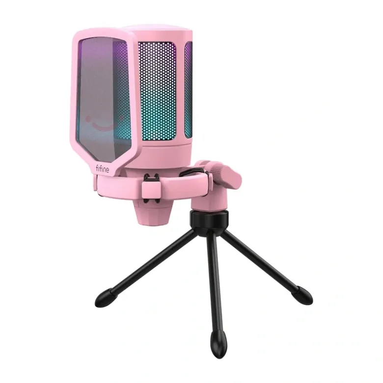 Gaming microphone Fifine A6V (pink)