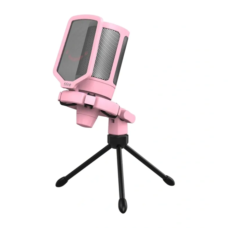 Gaming microphone Fifine A6V (pink)