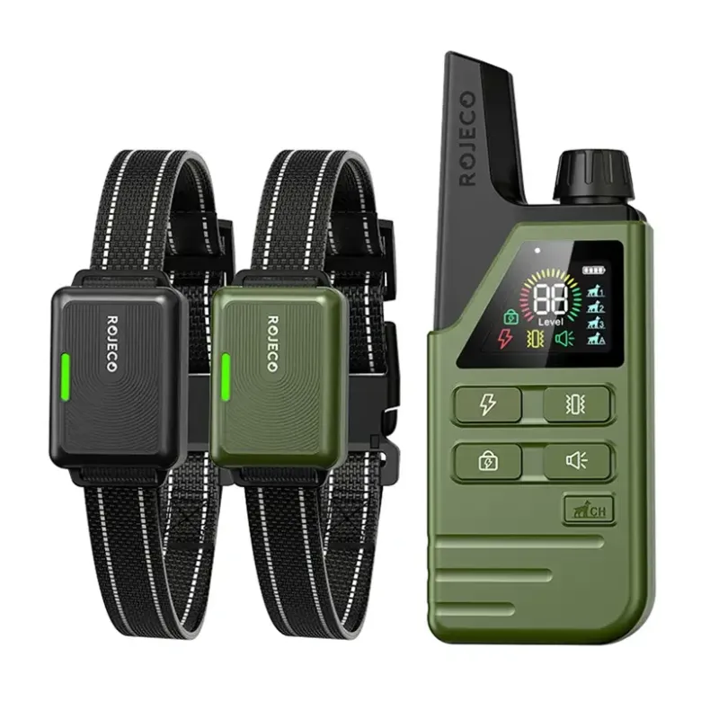 Rojeco DOG800 kiképző nyakörv, 2 darab