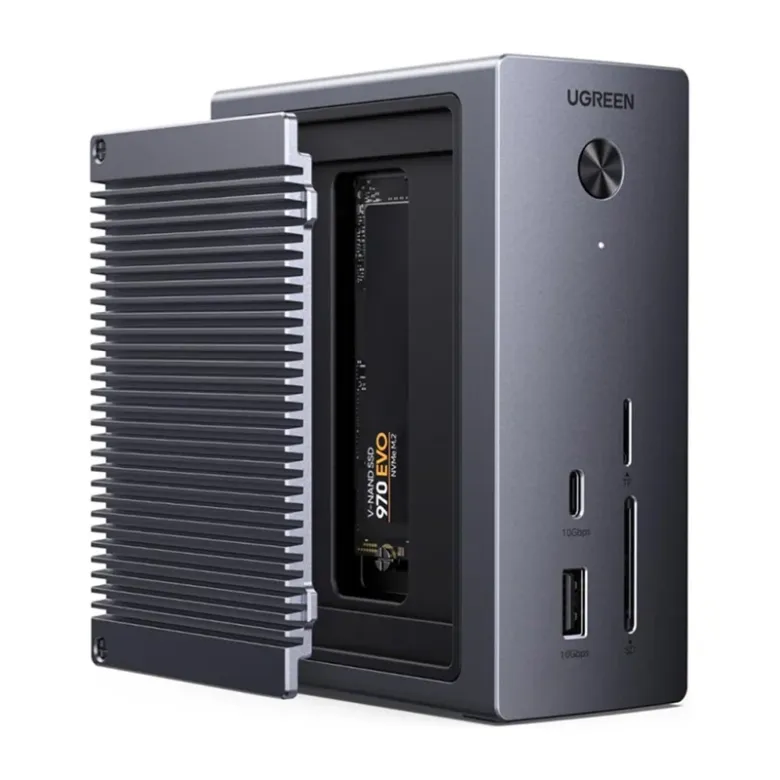 UGREEN CM923 USB-C–HDMI dokkolóállomás 3 USB-csatlakozóval, USB-C-vel, RJ45-tel, SD/TF-kártyaolvasóval és M.2-vel