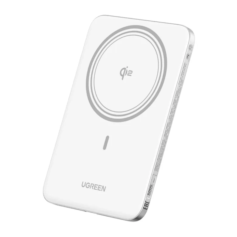 Power Bank UGREEN PB580 5000mAh 15W magnetic (white)