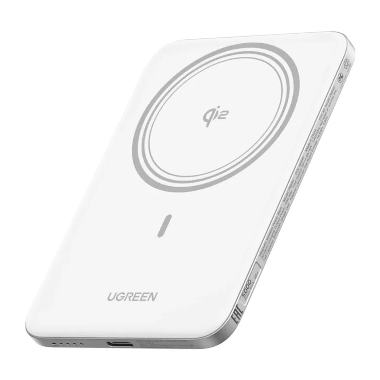 Power Bank UGREEN PB580 5000mAh 15W magnetic (white)