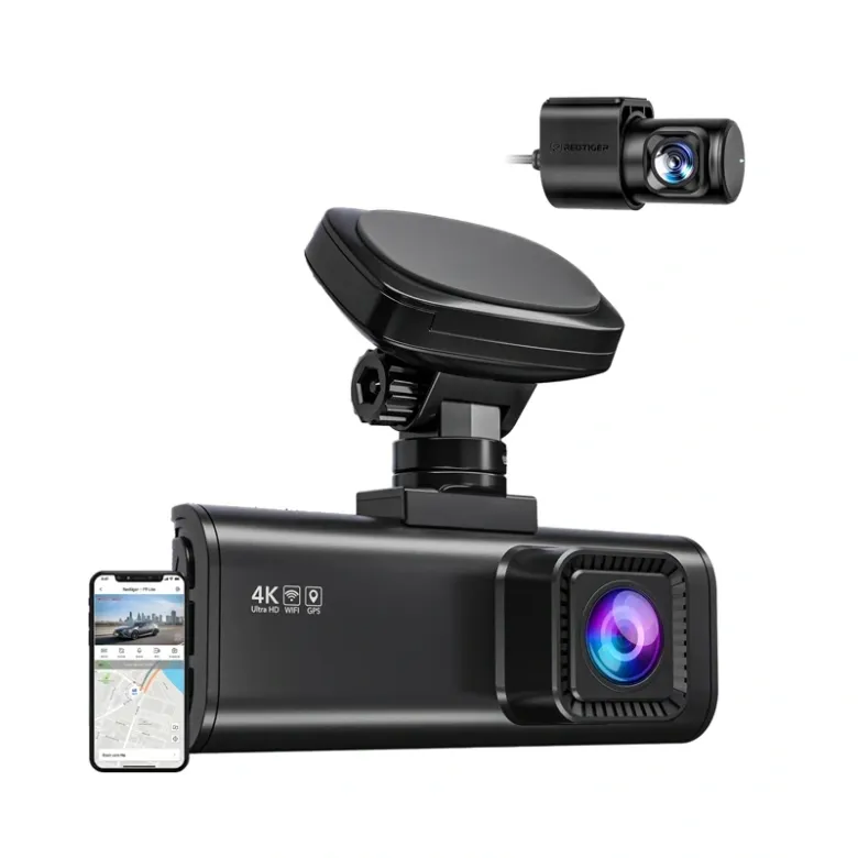 REDTIGER F7N Pro WiFi 4K + 1080p fedélzeti kamera