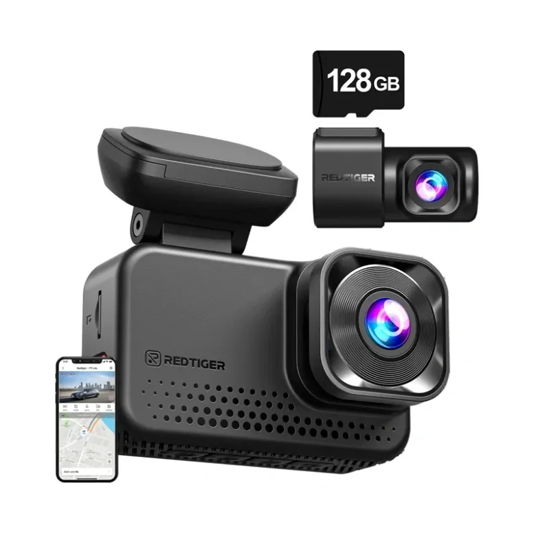 REDTIGER VC70 Wi-Fi 4K + 2,5K 128 GB fedélzeti kamera