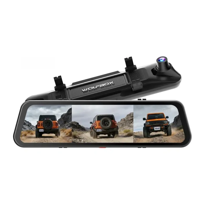 WOLFBOX G900TriPro Bumper WiFi 4K + 2,5K fedélzeti kamera