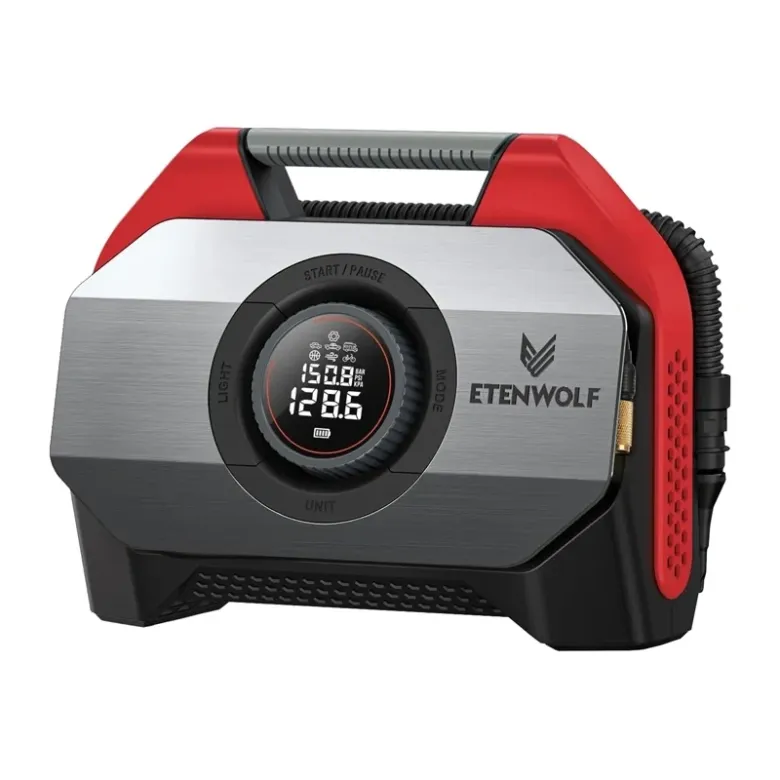 Car compressor Etenwolf S6 11.03bar 19200mAh (red)