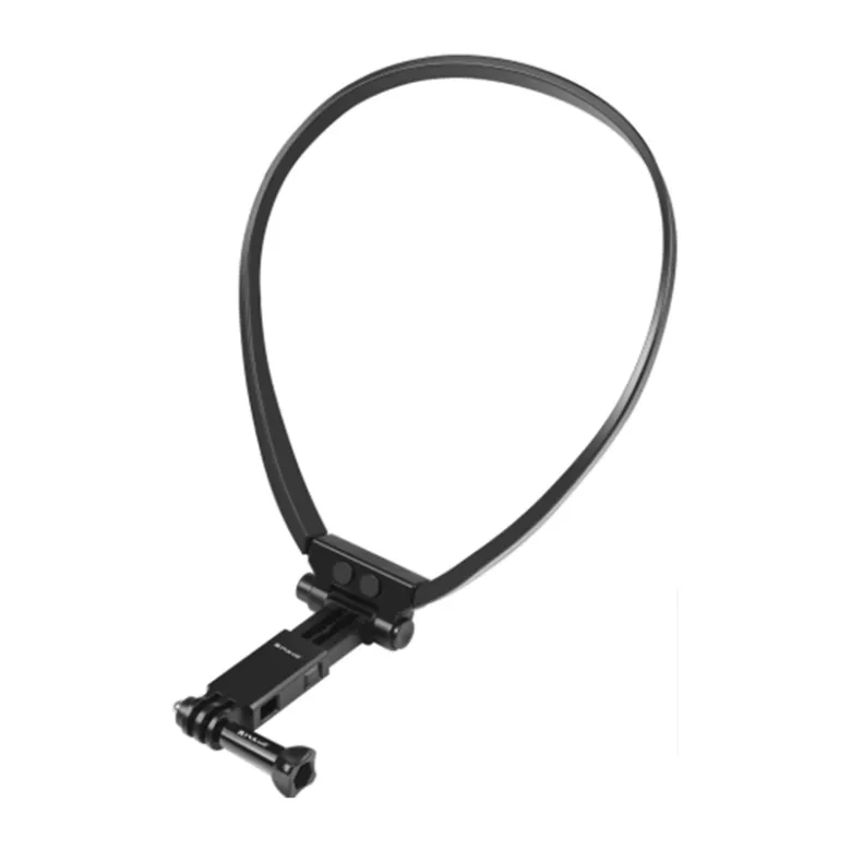 Mount Puluz Adjustable Neck Holder for Action Cameras and Smartphones (Black)