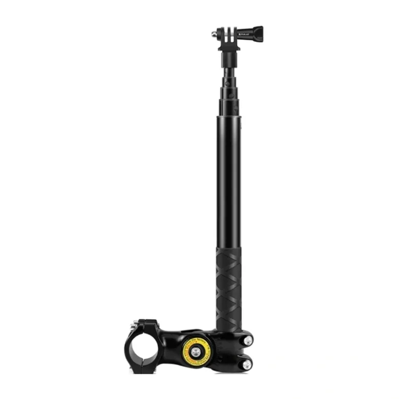 Mount Puluz Handlebar Camera Bracket for Bicycle and Motorcycle with Monopod Stand