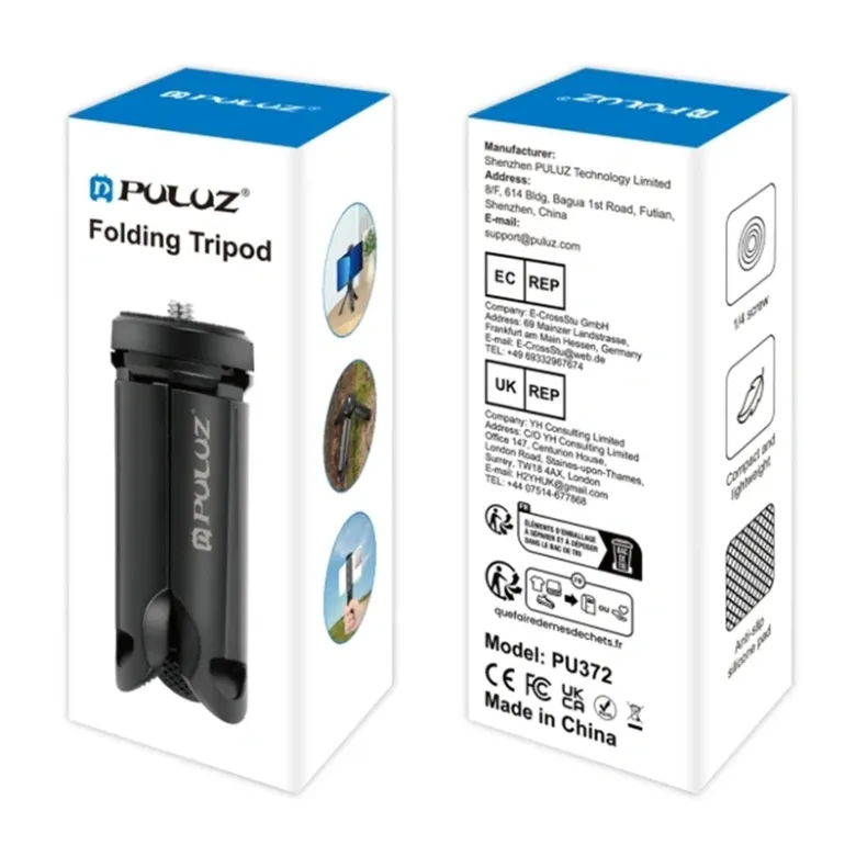 Tripod Puluz Portable Folding Tripod for Cell Phones