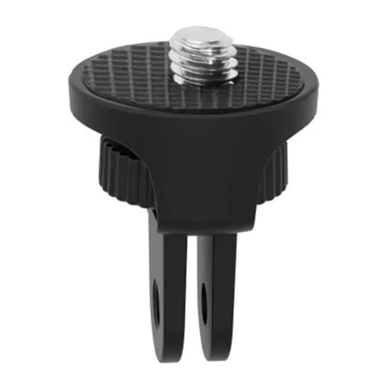 Mount Puluz Adjustable 1 4 Inch ABS Tripod Adapter for Action Cameras (black)