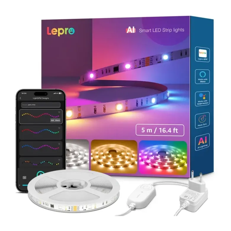 LED strip Lepro S2 5m Wi-Fi Bluetooth RGBIC
