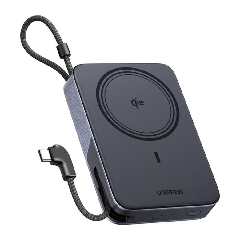 Magnetic powerbank UGREEN PB568 10000mAh 30W (gray)