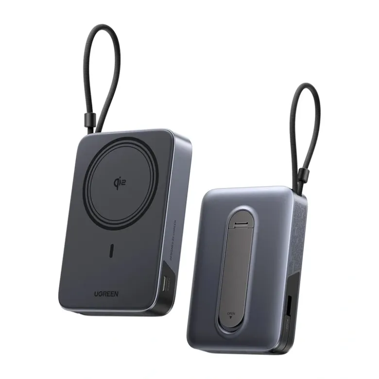 Magnetic powerbank UGREEN PB568 10000mAh 30W (gray)