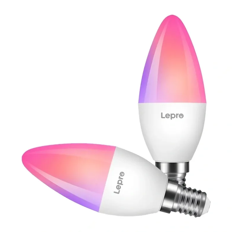 LEPRO BC1-EU-2-W E14 LED-izzó, Wi-Fi és Bluetooth