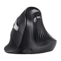 UGREEN MU008Smini vertikális egér, Bluetooth és 2,4 GHz (fekete)