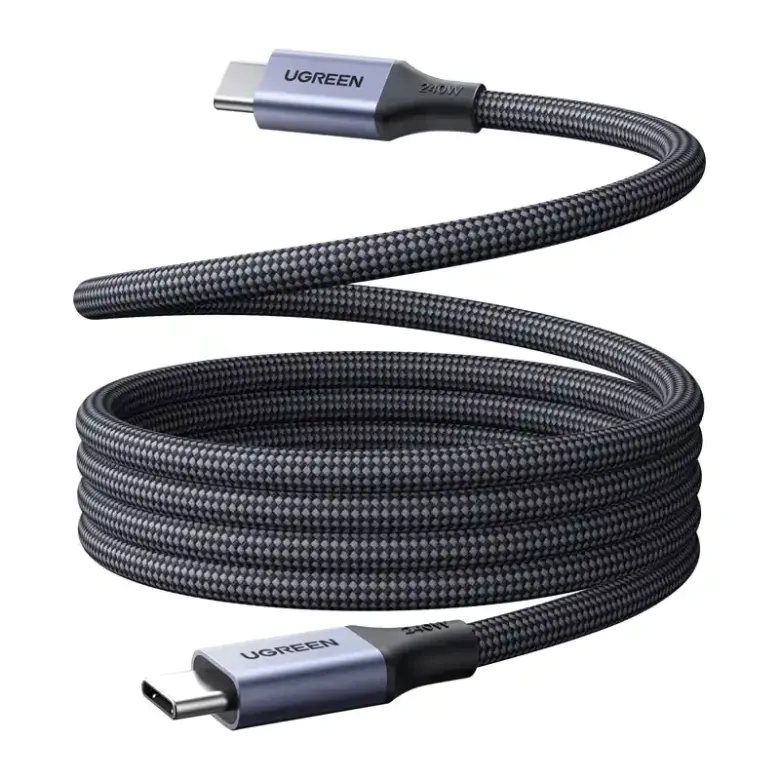Cable UGREEN L537 USB-C PD 240W 0.5m (gray)