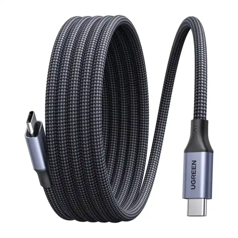 Cable UGREEN L537 USB-C PD 240W 0.5m (gray)