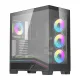DarkFlash K430 számítógép-ház + 6 ventilátor (fekete) DarkFlash K430 számítógép-ház + 6 ventilátor (fekete)